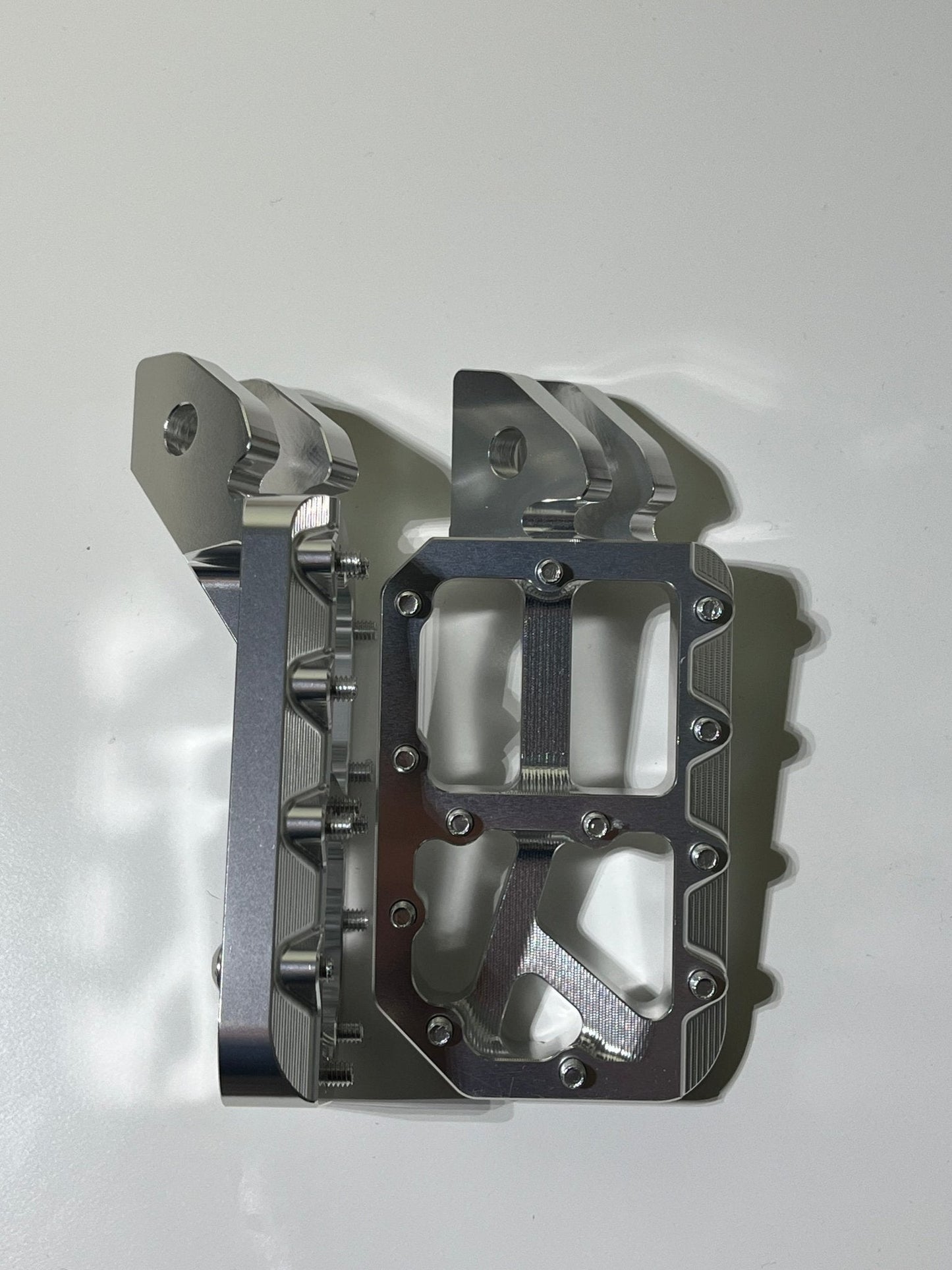 Silver foot pegs