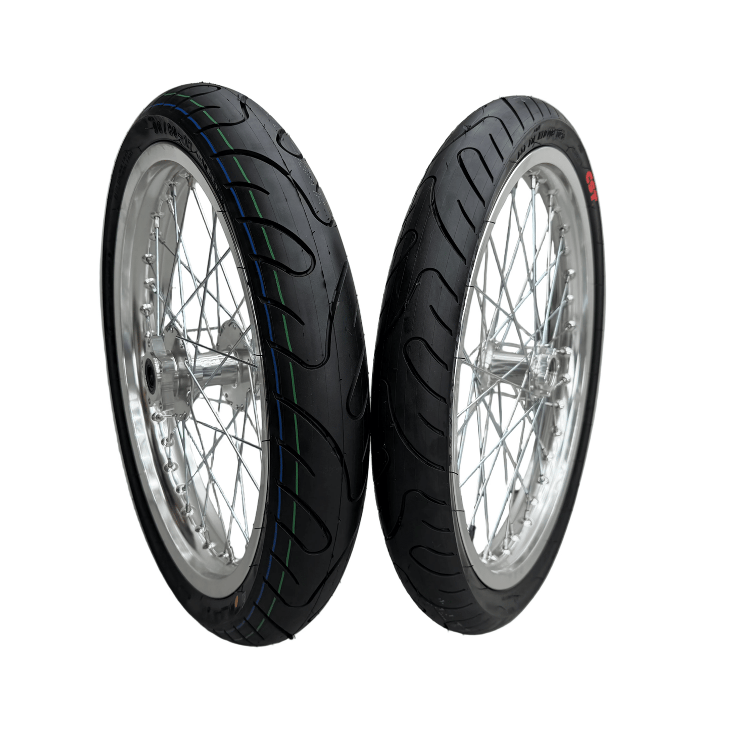 17in Chrome Supermoto Wheelset for Talaria Sting and XXX