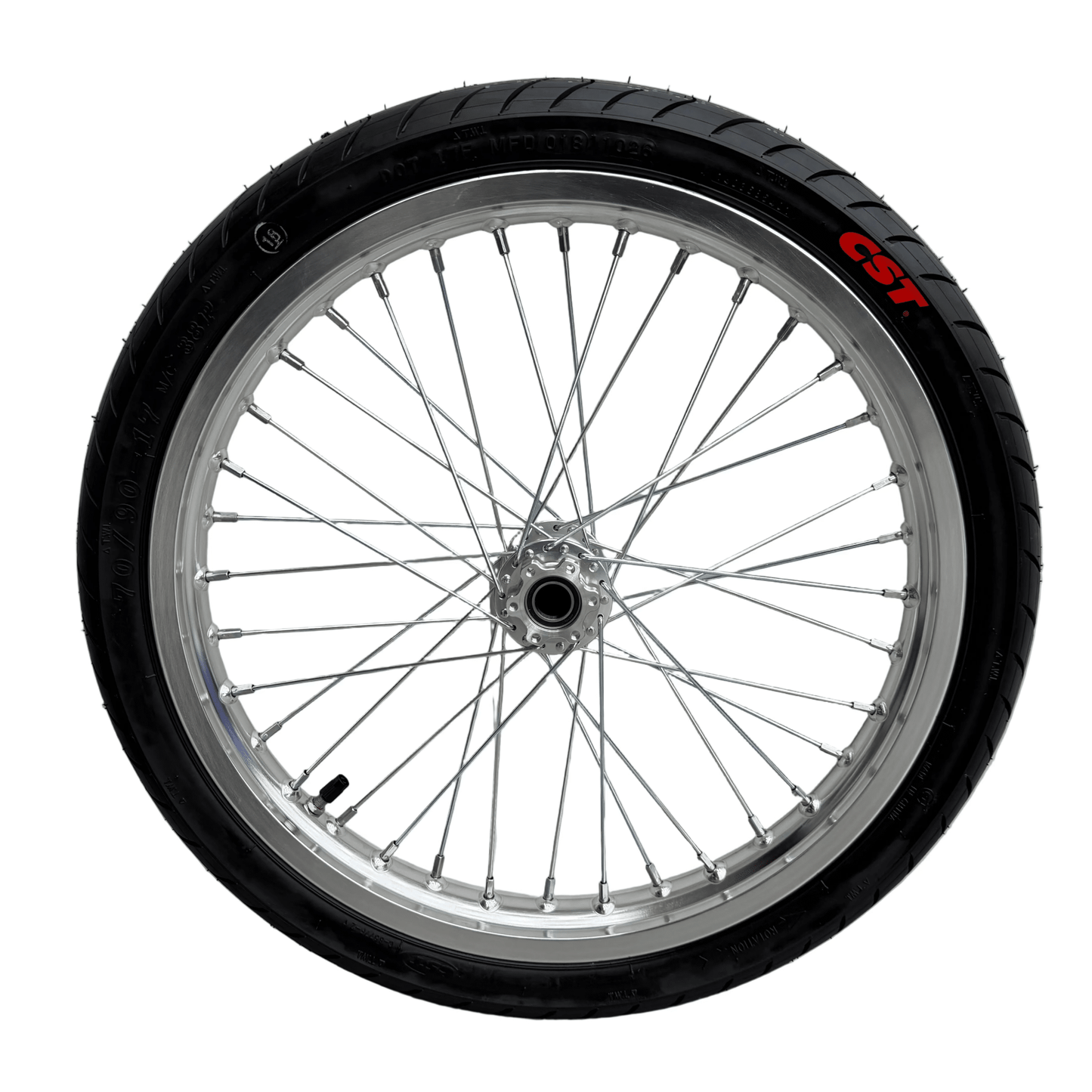 17in Chrome Super Moto Wheel Set for Surron/ E-Ride Pro / 79Bike, Ventus