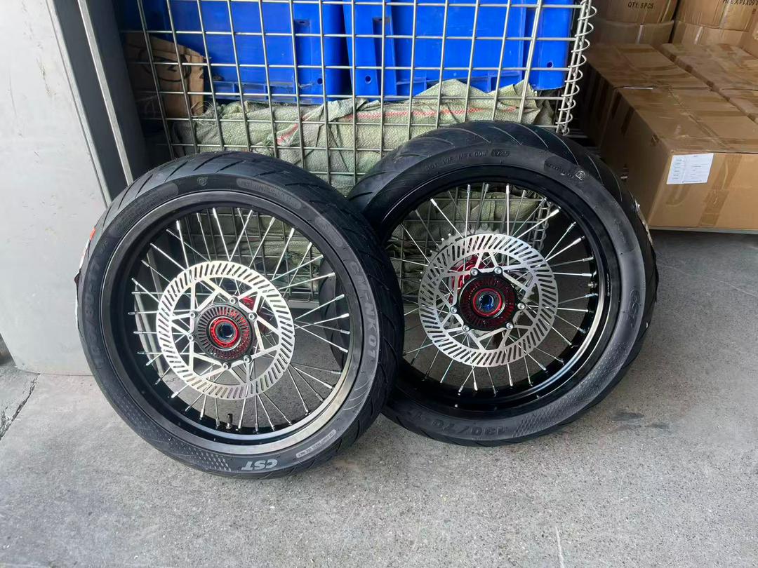 Ultra Bee Custom Supermoto Wheel set